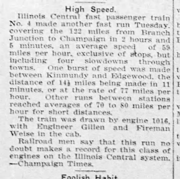 Clipping from The Decatur Herald